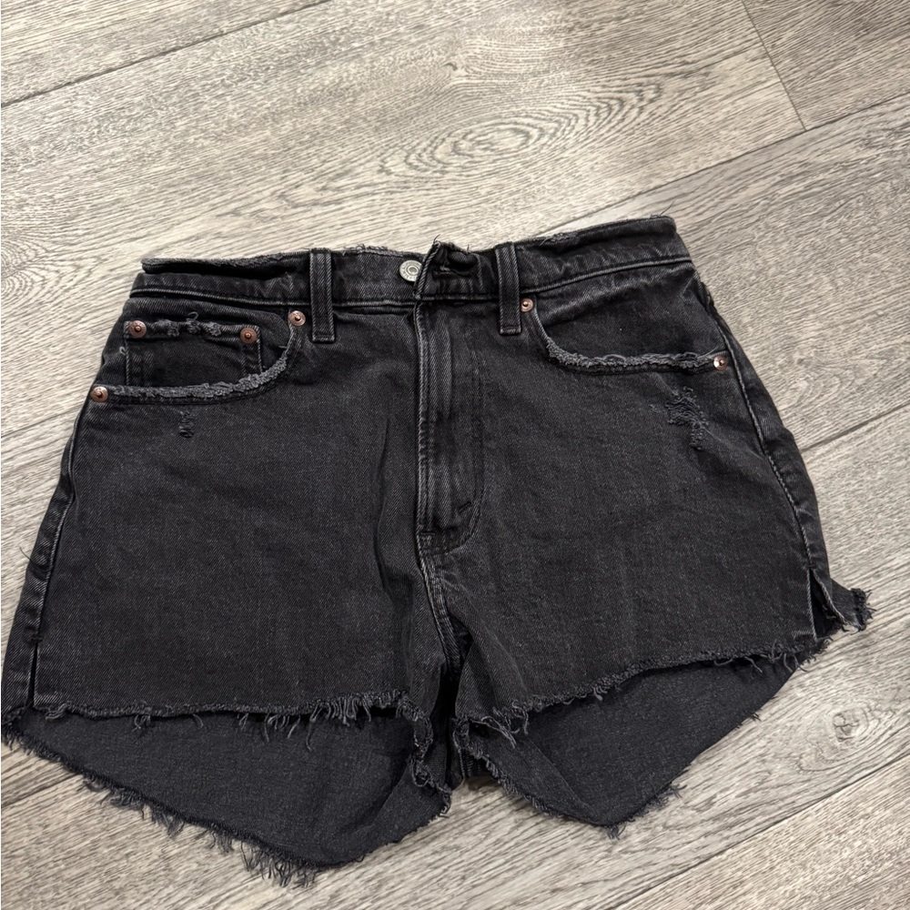 Abercrombie & Fitch Black Jean Shorts